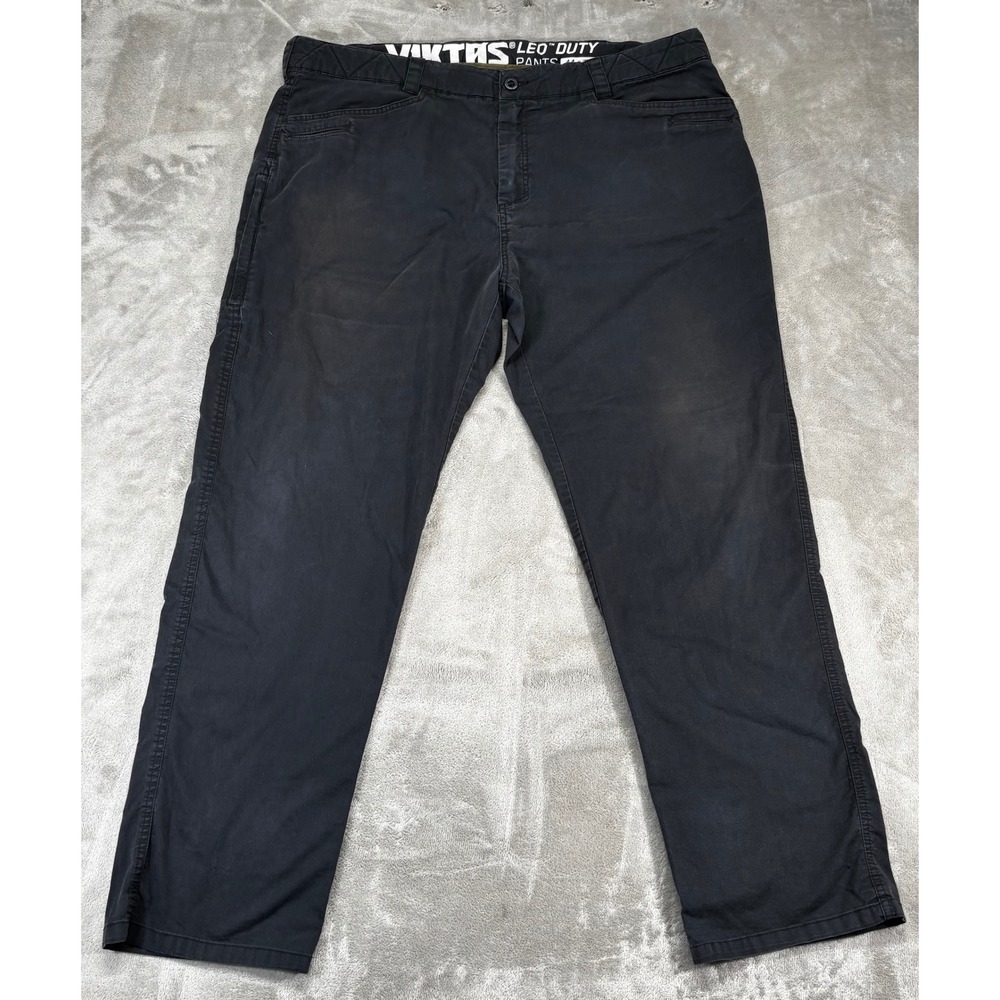 Viktos Leo Duty Pants Mens 44x34 Black Good Tactical Ripstop Cotton Blend